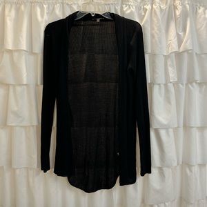 Black cardigan